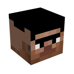 Black skin: head render