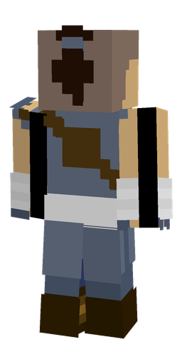 Classic skin: body, back render