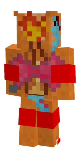 Classic skin: body, back render