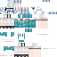 Blue skin: raw texture render