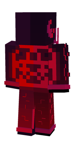 Black skin: body, back render