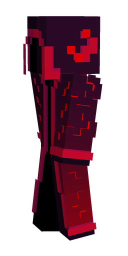 Black skin: body, left side render