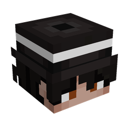 Black skin: head render