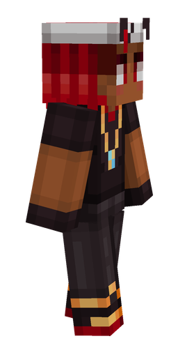 Black skin: body, right side render