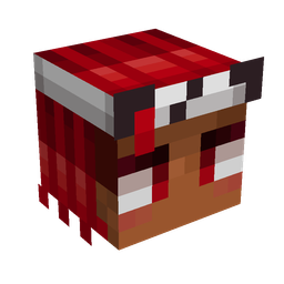 Black skin: head render
