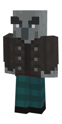 Black skin: body, front render
