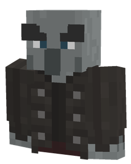 Black skin: bust render