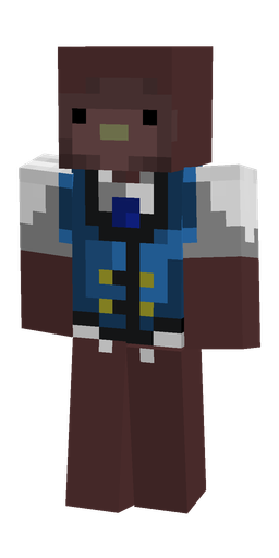 Blue skin: body, front render