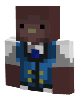 Blue skin: bust render