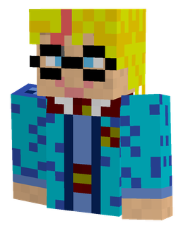 Blue skin: bust render