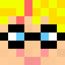 Blue skin: face render