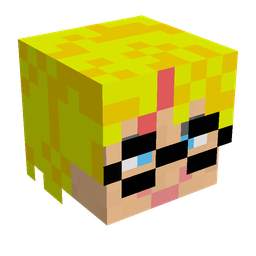 Blue skin: head render