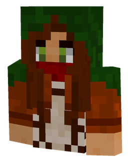 Brown skin: bust render