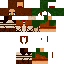 Brown skin: raw texture render