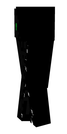 Black skin: body, left side render
