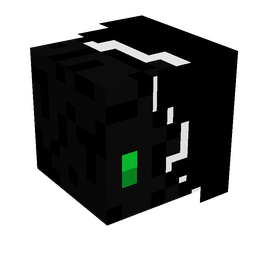 Black skin: head render
