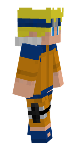 Blue skin: body, right side render