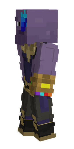 Black skin: body, left side render