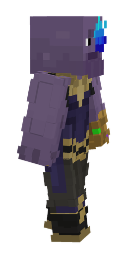 Black skin: body, right side render