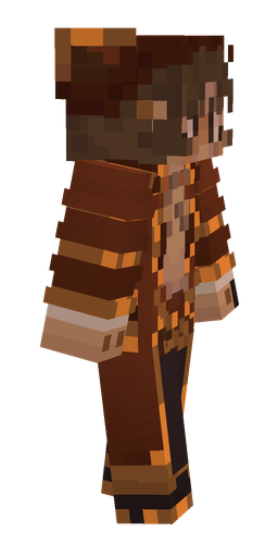 Brown skin: body, right side render