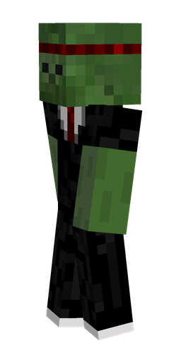 Black skin: body, left side render