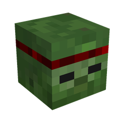Black skin: head render