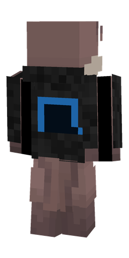 Black skin: body, back render