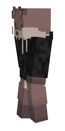 Black skin: body, left side render