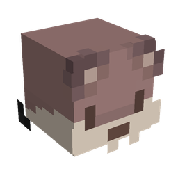 Black skin: head render