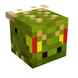 Black skin: head render