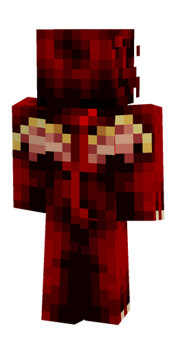 Black skin: body, back render