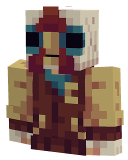 Blue skin: bust render