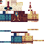 Blue skin: raw texture render