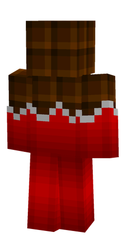 Black skin: body, back render