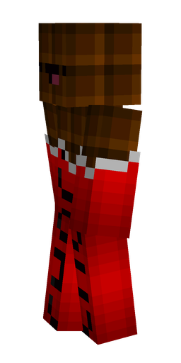 Black skin: body, left side render