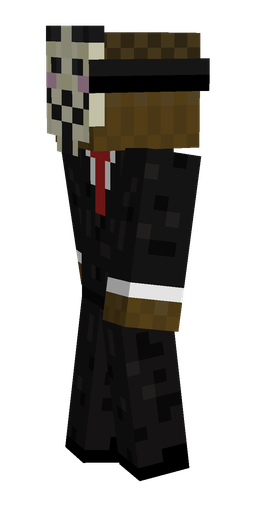 Black skin: body, left side render