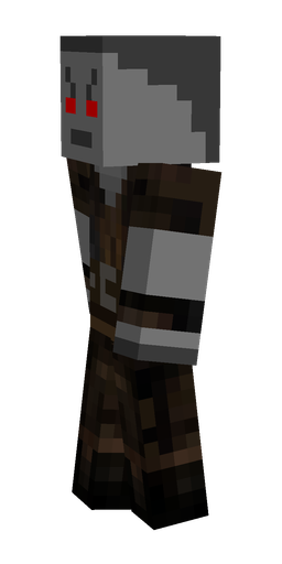 Black skin: body, left side render