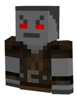 Black skin: bust render
