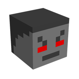 Black skin: head render