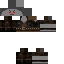 Black skin: raw texture render