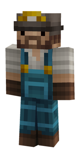 Blue skin: body, front render