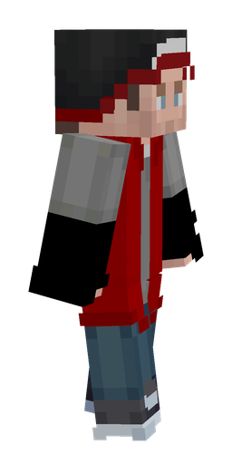 Black skin: body, right side render