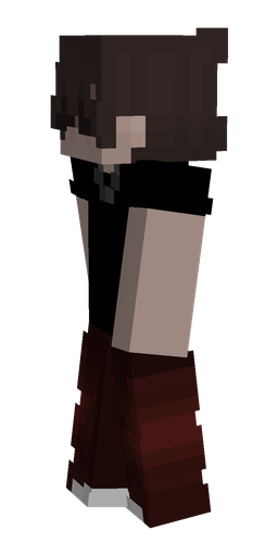 Black skin: body, left side render