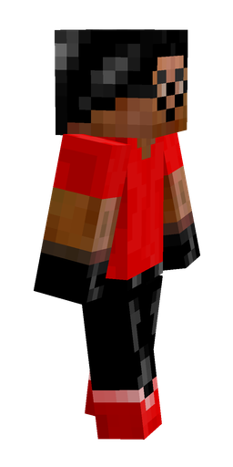 Black skin: body, right side render