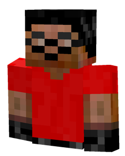 Black skin: bust render