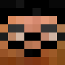 Black skin: face render