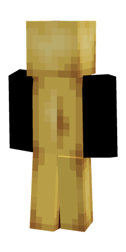 Brown skin: body, back render