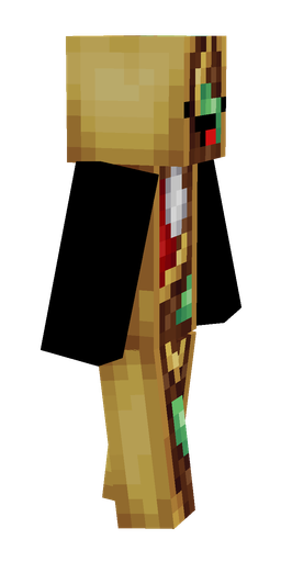 Brown skin: body, right side render