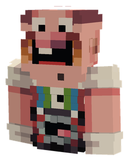 Black skin: bust render