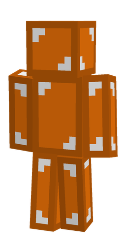 Brown skin: body, back render